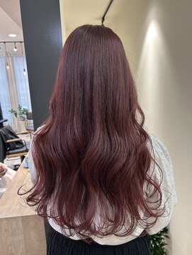 ハブ(hub) 【天神今泉】ブリーチなしレッド