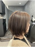 ハイライト&グレイカラー