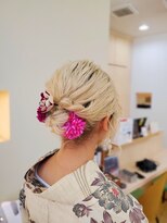 リノ(Lino)&nbsp;夏祭りヘアアレンジ