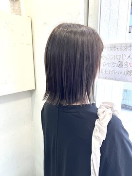 ネオリーブアイム 横浜西口店(Neolive aim) 切りっぱなしボブ ぱつっとボブ 外ハネボブ