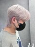 メンズカット＋ダブルカラー＋トリートメント ￥18700