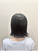 切りっぱなしボブ／外ハネボブ