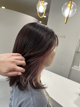 リレイス 四日市(RELACE) パステルピンクインナーカラー！