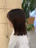 アドラーブル 万代店 (adorable)&nbsp;30代40代髪質改善カラー大人ミディアム艶髪ストレート