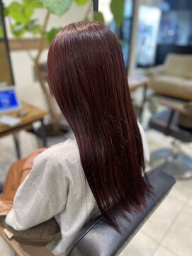 ケンジ 南林間(KENJE) 暖色系カラー×髪質改善トリートメント 【南林間駅】