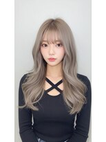 ソーホーニューヨーク ギンザ(SOHO NEW YORK GINZA)&nbsp;大人可愛い艶髪ミルクティーベージュくびれロングレイヤー