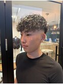 MEN'SHAIRウルフカルマパーマメンズショートイージーパーマ