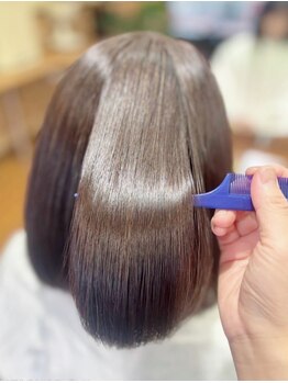 スタジオエムズ 稲毛海岸店(Studio M’s)の写真/他店でお断りされた方、うまくいかなかった方も来店する縮毛矯正高度技術の有名店☆