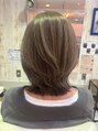 ソーホーニューヨークヘアサロン(SOHO new york Hair salon) 白髪ぼかしハイライト。イルミナカラー