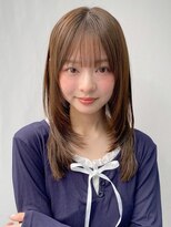 エトラ 渋谷店(etora) 小顔 前髪 レイヤーカット ココアベージュ "