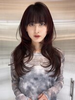 ハローバイシー 仙台(Hello by Sea)&nbsp;ココアベージュ×レイヤー[小顔/黒髪/オリーブグレー]