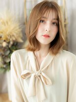 カバーヘア ブリス 志木南口駅前店(COVER HAIR bliss)&nbsp;ハイトーンカラーミストバングくびレイヤーc7志木10代20代30代