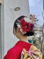 プールト ジュール モナミ(pourtoujours monami)&nbsp;和装に映える成人式タイトシニヨン