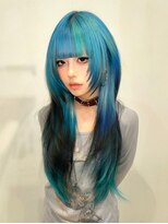 ヌル 原宿店(Null) オーダーメイド/ケアブリーチカラー/セクションカラー/姫ウルフ