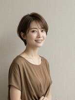 インテグリ オオタ(INTEGRI oota) 大人可愛い小顔丸みショート◎耳かけアレンジで女性らしさUP