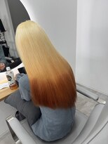 シラフ(SHIRAF) 抜きっぱなしブロンド×オレンジ