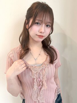 アンニュ(annuy) ミルクブラウン 髪質改善 20代　顔周りカット 韓国ヘア レイヤー
