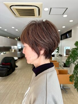 ディーコ(IDEEK) 大人の美シルエットショート くびレイヤーグラデーションボブ#1