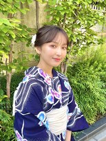 フェリーチェ 六本木店(Felice)&nbsp;浴衣 着物 ヘアセット シニヨン  イベントヘア ツヤ感メイク