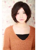 黒髪にもオススメ☆ショートボブ