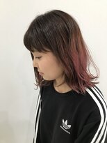 トロア(Toroa)&nbsp;ピンクアッシュ、ラフウェーブ