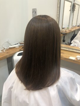 ネイヴィル(navile) 柔らかベージュ×髪質改善トリートメント