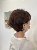 耳かけショートボブ