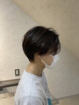 サロンナンバーハチジュウナナ(salon No.87) guestsnap　センターパート×マニッシュショート