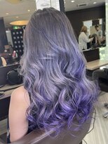 ヘアメイク フォックス 錦店(hair make FOX) パープルカラーグラデーション