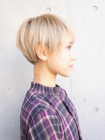 マイロ(mailo) ハイトーン×ニュアンスマッシュ×ベリーショート