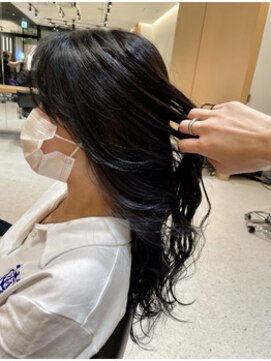 オーク 戸塚(OAK) インナーカラー×ブルーグレー