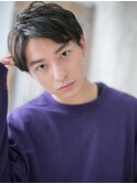 ダークアッシュでハンサムマニッシュショートQ