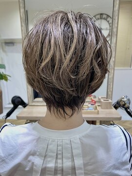 ジェービーヘア 稲毛(jb hair) 30代40代50代ウルフレイヤー3Dハイライトボブウルフ【稲毛】