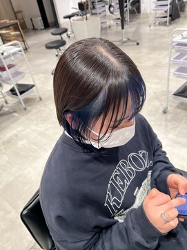 ゴウトゥデイ 渋谷MODI店(GO TODAY) ブルーインナーカラー