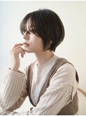◇大人可愛い20代30代40代50代前下がりショートボブ丸みショート