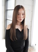 髪質改善クオラインストレートロング