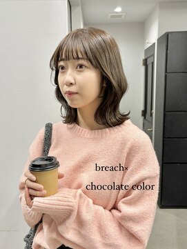 ヘアー アイス 御器所本店(HAIR ICI) 20代30代大人可愛いブリーチなしダブルカラーイルミナカラー