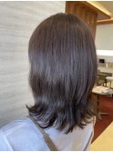 グレージュカラーくびれミディアム
