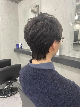 エンディアリング 東銀座(Endearing) 東銀座/アッシュ/ブラック/カルマパーマ/ベリーショート