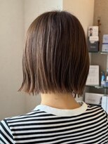 シェール(cher)&nbsp;切りっぱなしボブ/ショコラブラウン【cher西宮北口：IKUKA】