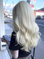 ブレイズヘアー(BLAZEhair)&nbsp;ホワイトブロンド×ブリーチ４回