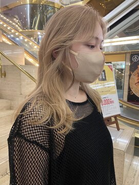 グロウウィング(GROWING) long layer + bronde