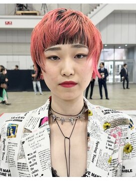 ミュール(mule) ハイトーンピンク/ブリーチ2回目安