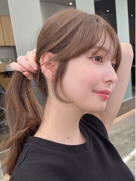ロンドヴァリー 渋谷店(Lond vallee) 後毛と韓国ヘア