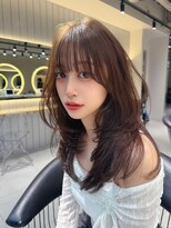 ロンドウル 熊本(Lond ulu) 小顔に見せるヘア/レイヤーカット/ネビージュ/黒髪カタログ/美髪