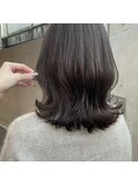 20代30代40代・赤み消し艶カラー似合わせカットミディアム