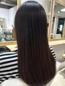 ヘアデザイン アニー(Hair Design Annie)の写真/希少価値の高いエアストレートは自然で柔らかくワンランク上の仕上がりに！扱いやすい美艶髪を叶えます♪