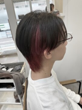 リリー 勝田台店(Lilly) 〈Lilly勝田台 佐藤愛〉メンズウルフ×インナーカラー