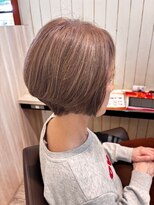 セッションパーゴ(SESSION PAGO)&nbsp;透明感ハイライトボブ