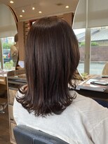 セカンド 鴨江店(2COND)&nbsp;鎖骨前上がりレイヤースタイル